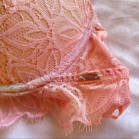 PINK Victoria’s Secret Date Push Up Bralette Multicolor Lace NWOT Size Small - Picture 2 of 7